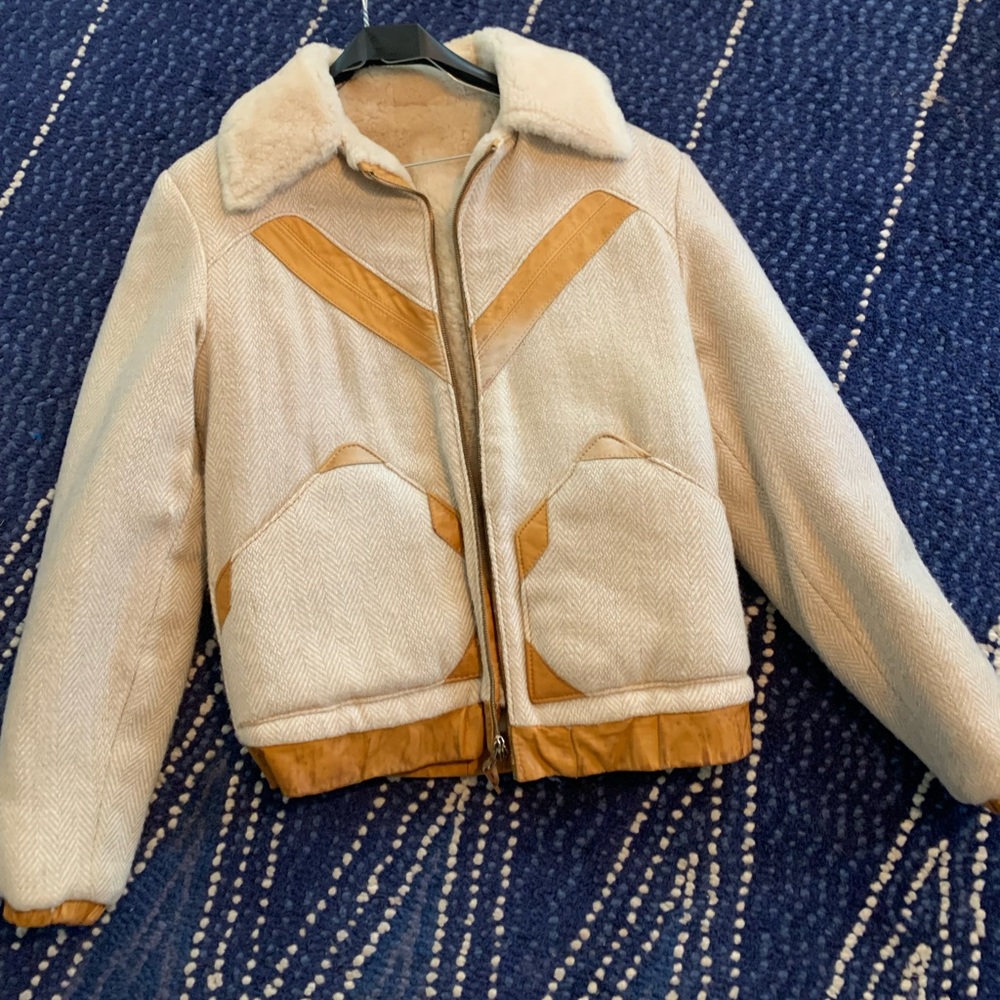 Vintage réversible Sherpa jacket.